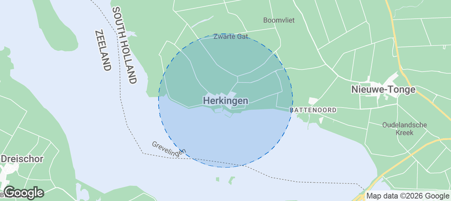 Herkingen Airbnb map